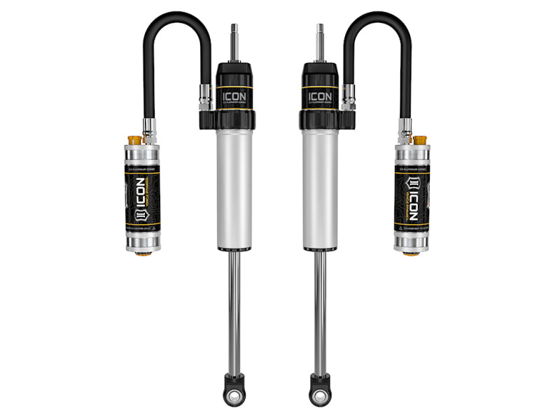 ICON 57806CP 2.5 Aluminum Series Rear Shocks with CDC Valve for 2005-2017 Toyota Tacoma 6-Inch Lift