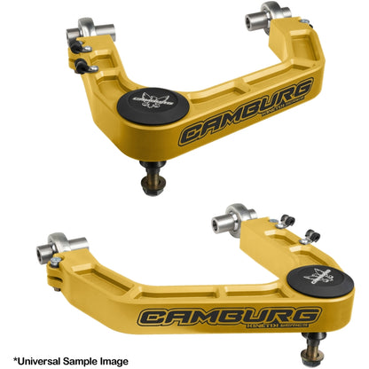 Camburg KINETIK V2 Billet Uniball Upper Control Arms for Toyota Tacoma, 4Runner and FJ Cruiser - Gold | CAM-310184-GLD