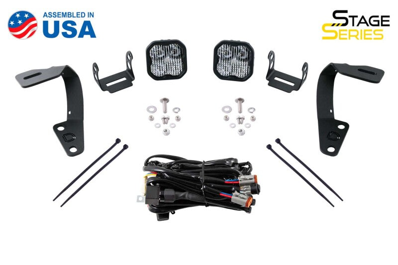Diode Dynamics DD6748 Stage Series Backlit LED Ditch Light Kit for Toyota 4Runner 2010-2024