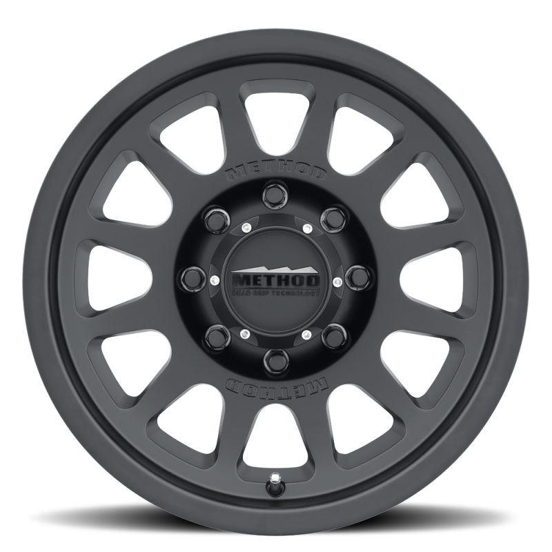 Method Wheels MR703 Bead Grip 18x9 Matte Black Wheel, +12 Offset, 8x180 Bolt Pattern