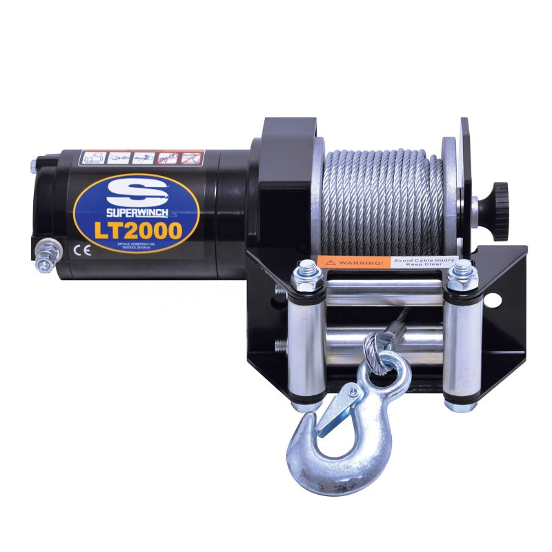Superwinch LT2000 2,000 lb 12-Volt Utility Winch with Steel Rope, Part 1120210