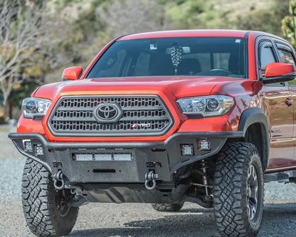 Body Armor 4x4 TC-19337 Desert Series Front Winch Bumper for 2016-2023 Toyota Tacoma