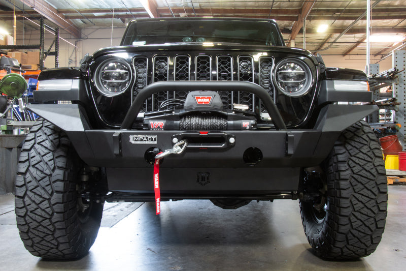 ICON 25153 Full Width Wings for Impact Series Front Bumper, 2018+ Jeep Wrangler JL and 2020+ Jeep Gladiator JT