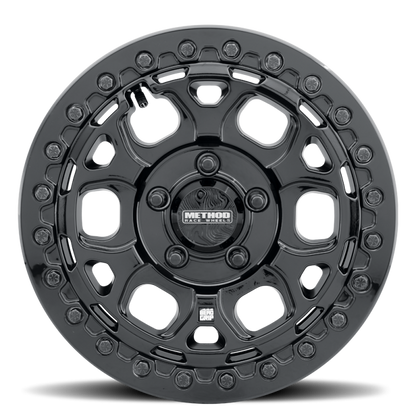 Method Wheels MR416 Cast Beadlock Wheel 15x7, 5x4.5 Bolt Pattern, +55 Offset, Gloss Black