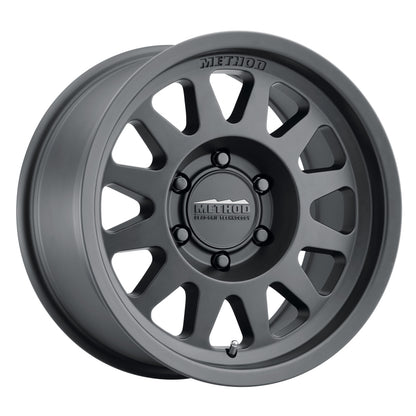 Method Wheels MR704 17-Inch x 8.5-Inch 0mm Offset 5x5 Matte Black Wheel