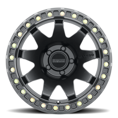Method Wheels MR108 17x9 Matte Black Wheel, -44mm Offset, 8x170 Bolt Pattern