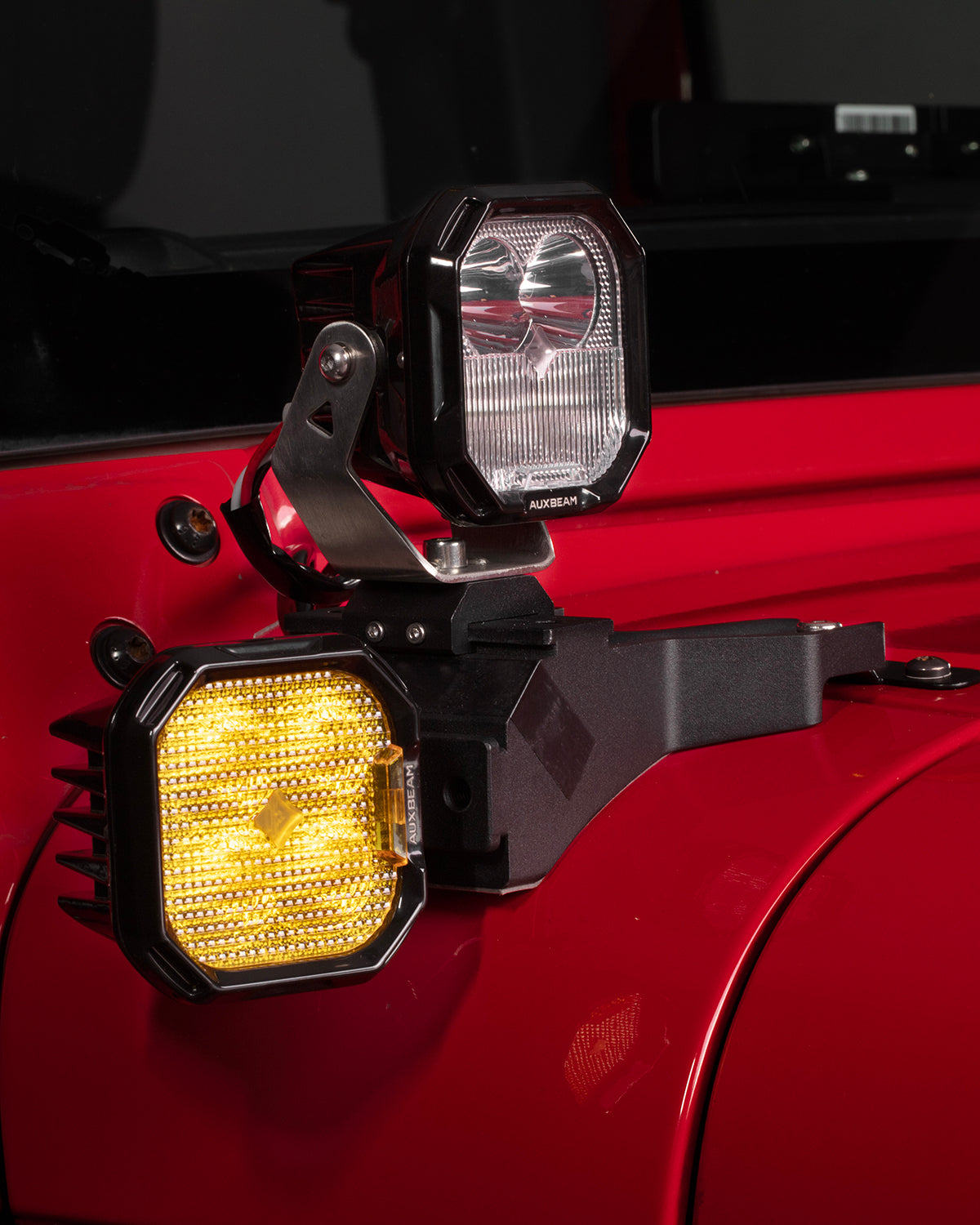 Color Play Series 3 Inch 116W RGB LED Pod Lights Spot Off Road Lights With 8 Backlight Options