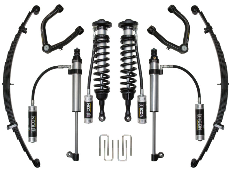 ICON K53028T Stage 8 Suspension System for 2007-2021 Toyota Tundra, 1-3-Inch Lift with Tubular Upper Control Arms