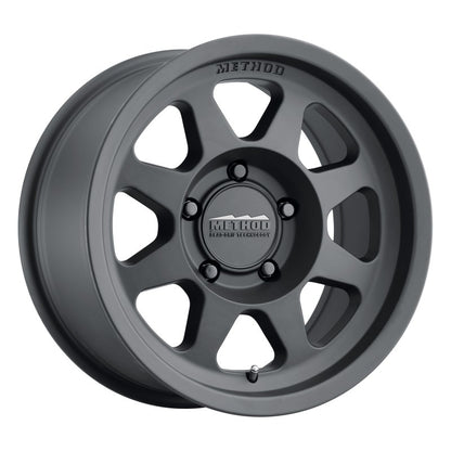 Method Wheels MR701 17-Inch x 7.5-Inch Matte Black Bead Grip Wheel, +30mm Offset, 5x108 Bolt Pattern