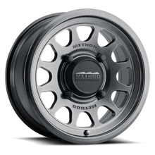 Method Wheels MR414 Bead Grip 15x7 Gray UTV Wheel, 5x4.5 Bolt Pattern, +13 Offset