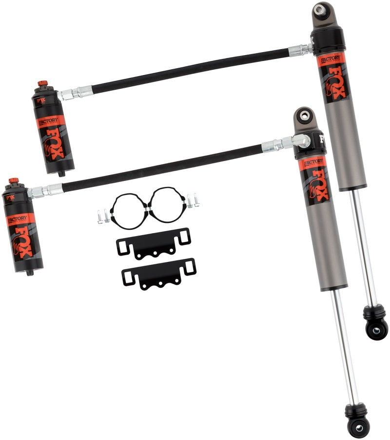 FOX Performance Elite Remote Reservoir Front Shocks for 2018–2019 Jeep Wrangler JL, 3.5–4-Inch Lift, Part 883-26-051