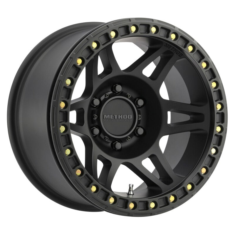 Method Wheels MR106 Beadlock Wheel MR10679050544B, 17x9, -44mm Offset, 5x5, Matte Black