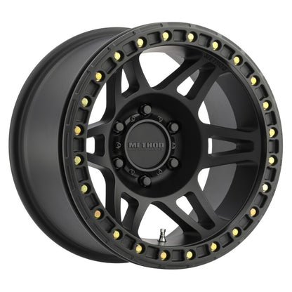 Method Wheels MR106 Beadlock Wheel MR10679050544B, 17x9, -44mm Offset, 5x5, Matte Black