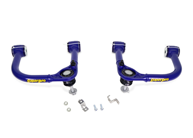 SuperPro TRC6715 Fixed Offset Upper Control Arms for 2024+ Toyota Tacoma, Land Cruiser and Lexus GX550