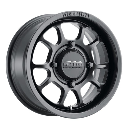 Method Wheels MR409 Bead Grip 15x10 Matte Black Wheel, 4x156 Bolt Pattern, 0mm Offset