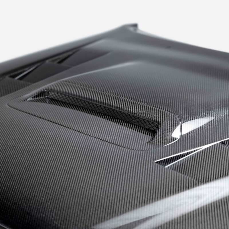 Seibon HD12TYTA-TS TS-Style Carbon Fiber Hood for 2012–2015 Toyota Tacoma