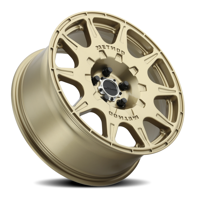 Method Wheels MR502 Rally 17-Inch Gold Wheel, 8-Inch Width, +38mm Offset, 5x4.5 Bolt Pattern