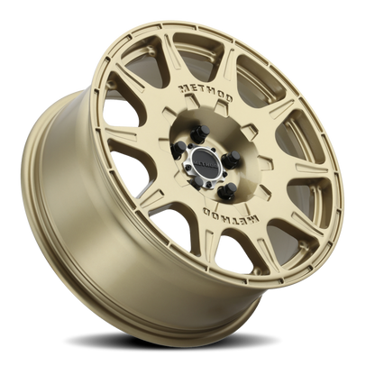 Method Wheels MR502 Rally 17-Inch Gold Wheel, 8-Inch Width, +38mm Offset, 5x4.5 Bolt Pattern