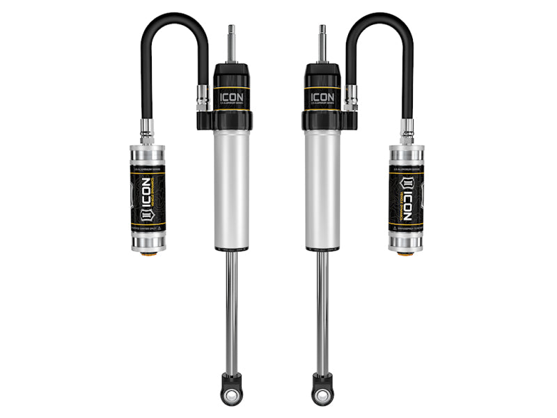 ICON 57810P 2.5 Aluminum Series VS Remote Reservoir Rear Shocks for Toyota 4Runner and FJ Cruiser