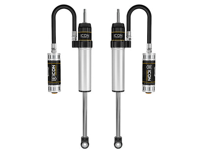 ICON 57810P 2.5 Aluminum Series VS Remote Reservoir Rear Shocks for Toyota 4Runner and FJ Cruiser