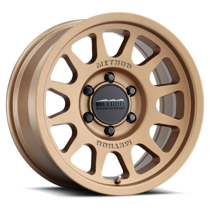 Method Wheels MR703 Bead Grip 17x9 Bronze Wheel, -12mm Offset, 5x5.5 Bolt Pattern