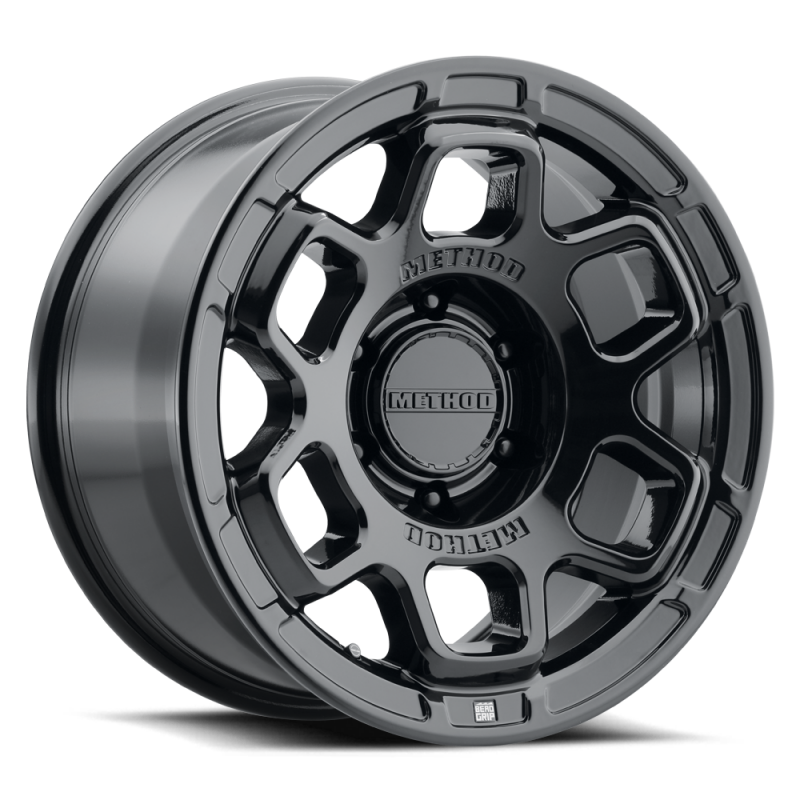 Method Wheels MR710-HD Bead Grip 17x8.5 Gloss Black Wheel, 6x5.5 Bolt Pattern, 0mm Offset