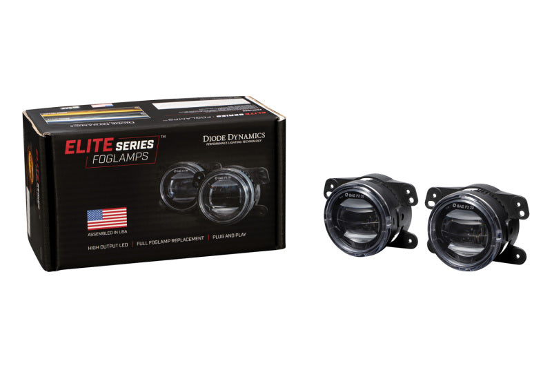 Diode Dynamics Elite Series Type M Fog Lamps DD5130P for Dodge and Chrysler Vehicles, White Pair