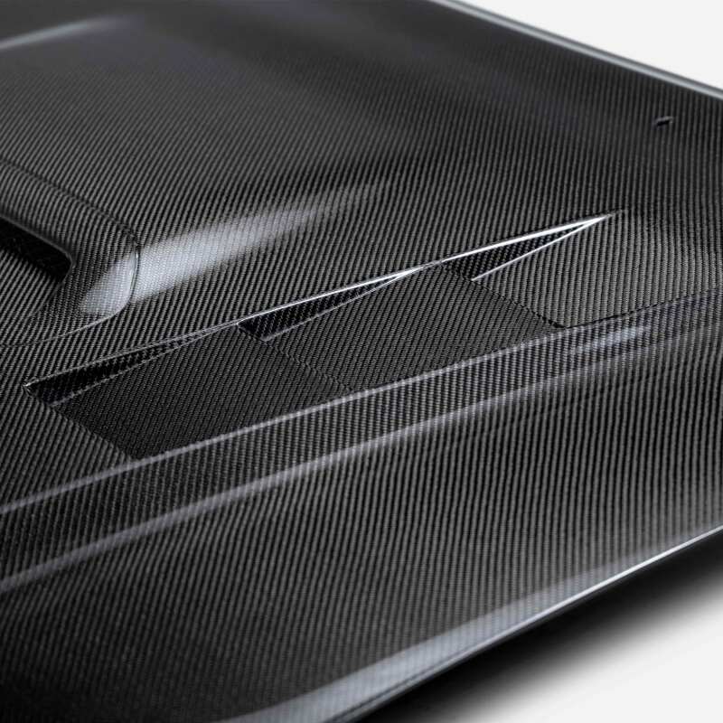 Seibon HD12TYTA-TS TS-Style Carbon Fiber Hood for 2012–2015 Toyota Tacoma