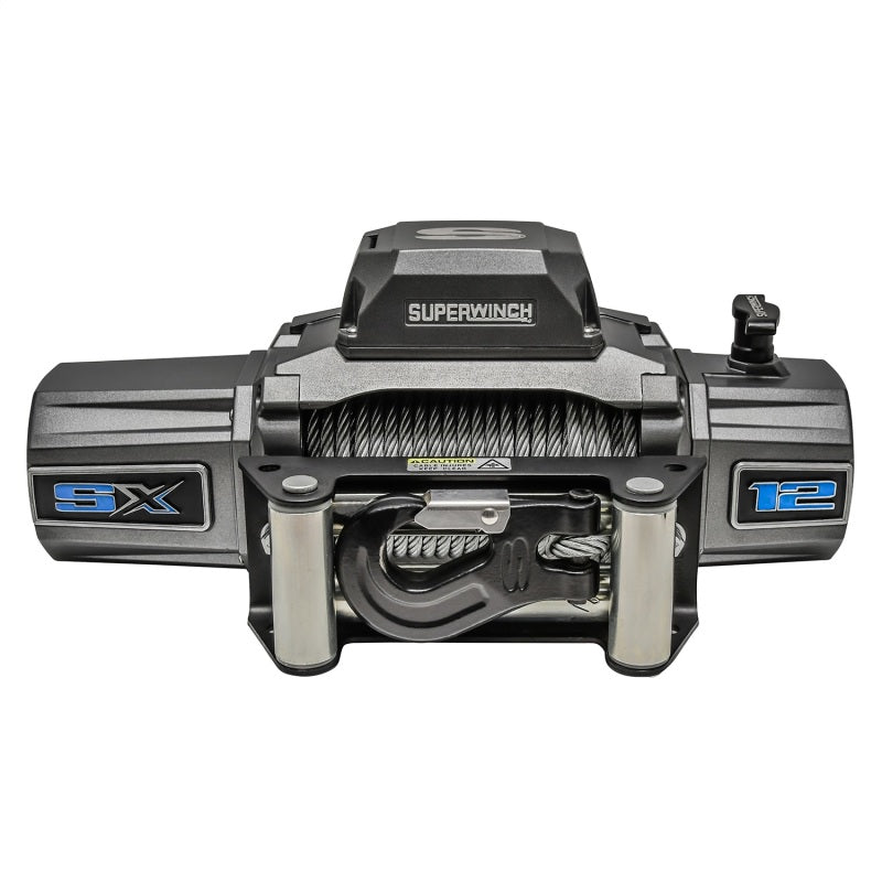 Superwinch SX 12000 Winch, 12-Volt, 12,000 lb. Capacity, 3/8 in. x 85 ft. Wire Rope, Part 1712200