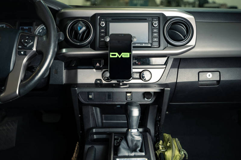 DV8 Offroad CCT1-01 Center Console Molle Panels and Device Mount for 2016-2023 Toyota Tacoma