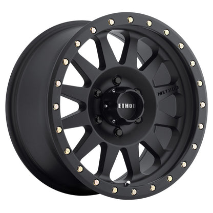 Method Wheels MR304 Double Standard 16x8 Matte Black Wheel, 0mm Offset, 6x5.5 Bolt Pattern