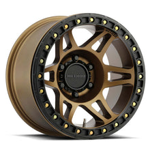 Method Wheels MR106 Beadlock Wheel, 17 x 9 Inches, -44mm Offset, 8x6.5 Bolt Pattern, Bronze