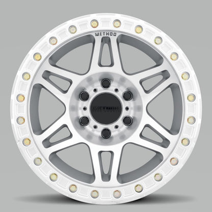 Method Wheels MR106 Beadlock Wheel, 17-Inch x 9-Inch, -44mm Offset, 6x5.5 Bolt Pattern, Polished