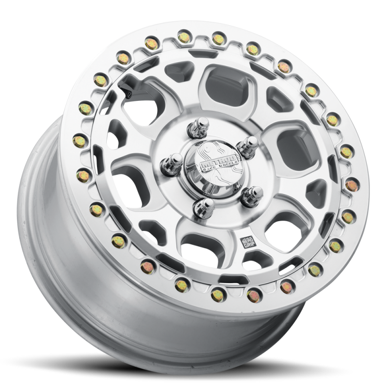 Method Wheels MR416 Beadlock 15x7 Wheel, 5x4.5 Bolt Pattern, +55 Offset, Machined Clear Coat