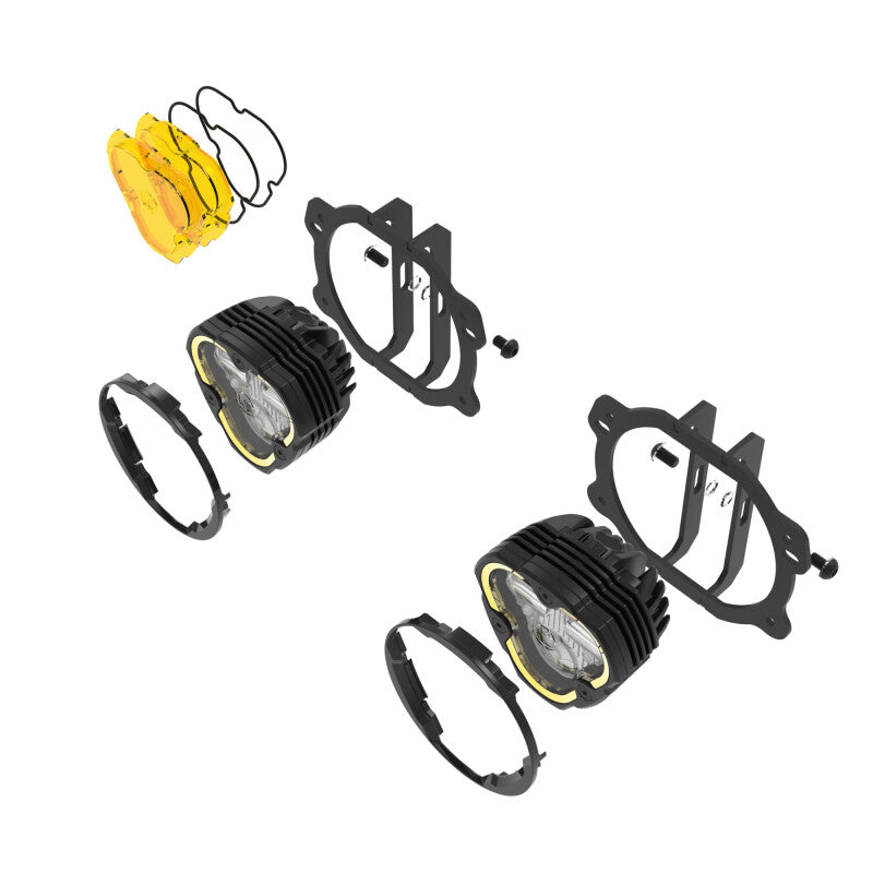 KC HiLiTES FLEX ERA 3 Dual Mode SAE Fog Lights 2-Light Master Kit, Part 97146