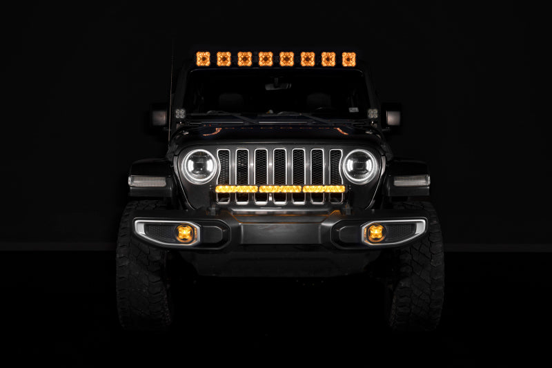 Diode Dynamics DD8717 Stage Series SS30 Bumper LED Light Bar Kit for 2018-2026 Jeep Wrangler JL, Sport White Driving Beam with Amber Backlight