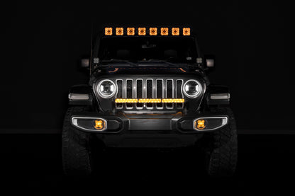 Diode Dynamics DD8717 Stage Series SS30 Bumper LED Light Bar Kit for 2018-2026 Jeep Wrangler JL, Sport White Driving Beam with Amber Backlight