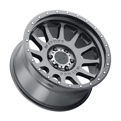 Method Wheels MR605 NV 20x10 Gloss Titanium Wheel, -24mm Offset, 6x5.5 Bolt Pattern