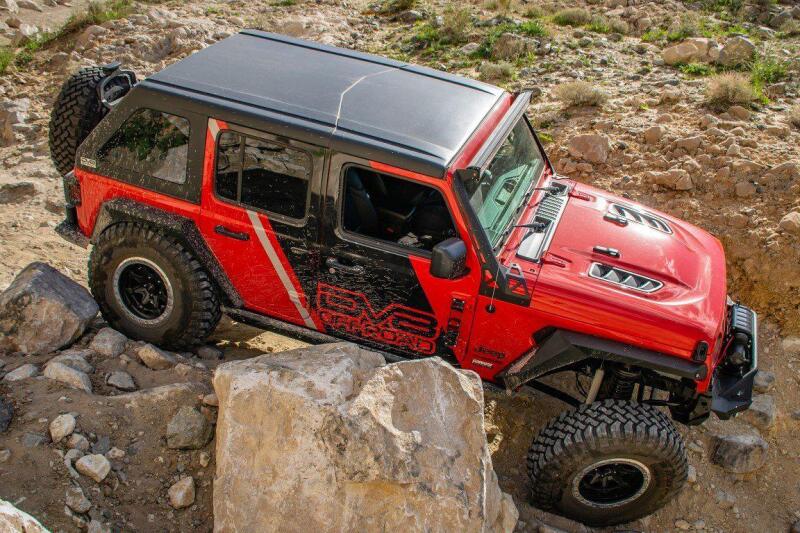 DV8 Offroad HDMBJL-TA Rubicon Replica Hood for 2018-2025 Jeep Wrangler JL/JLU and Gladiator JT