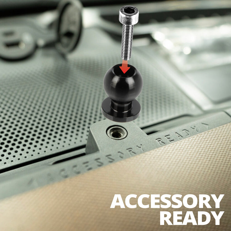 LINK™ Qi2.2/MagSafe Charging & Cooling Phone Mount | Accessory Ready Dash and Grab Handle Compatible | 2021+ Ford Bronco | 3.5" Arm