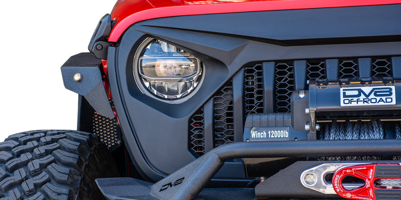 DV8 Offroad GRJL-01 Angry Replacement Grille for Jeep Wrangler JL and Gladiator JT