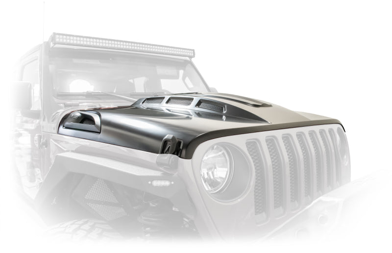 DV8 Offroad HDMBJL-01 Heat Dispersion Hood for 2018-2025 Jeep Wrangler JL and Gladiator JT