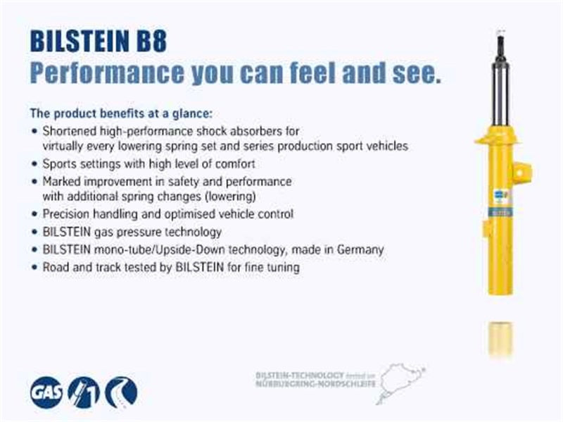 Bilstein B8 5100 Rear Shock Absorber 33-292632 for 2018-2019 Jeep Wrangler JL with 2-3 in Lift