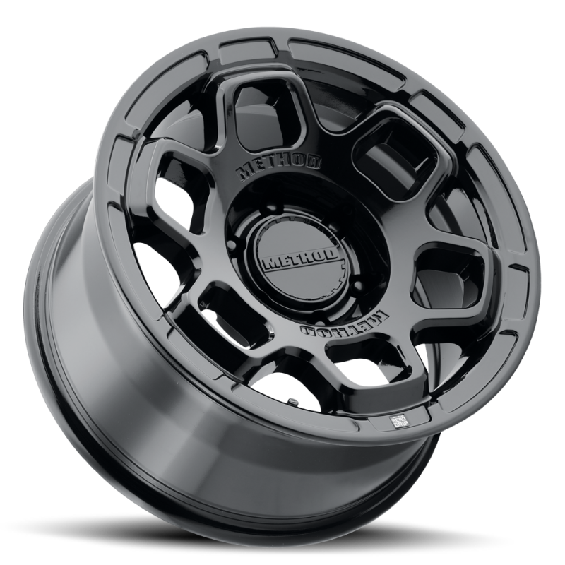 Method Wheels MR710-HD Bead Grip 17x8.5 Gloss Black Wheel, 6x5.5 Bolt Pattern, 0mm Offset