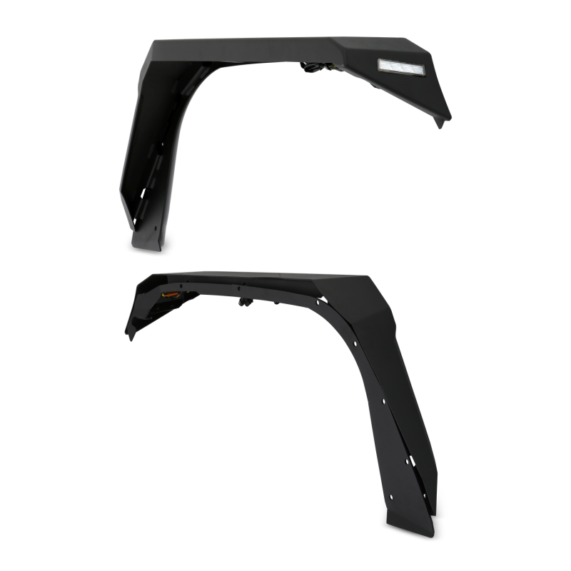 Body Armor 4x4 JL-6102 Front Fender Flares for 2018-2026 Jeep Wrangler JL and Gladiator JT