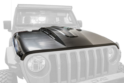 DV8 Offroad HDMBJL-01 Heat Dispersion Hood for 2018-2025 Jeep Wrangler JL and Gladiator JT