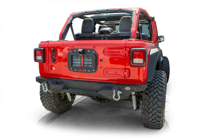 DV8 Offroad TSJL-02 Spare Tire Delete Kit with Camera Housing for 2018-2024 Jeep Wrangler JL/JLU
