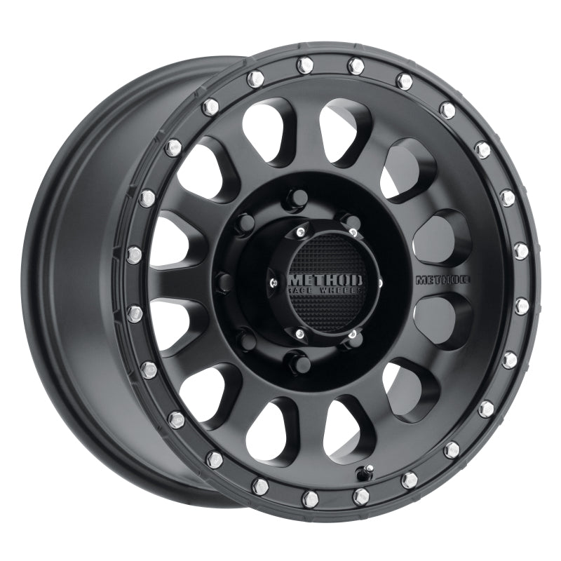 Method Wheels MR315 17-Inch x 8.5-Inch Matte Black Wheel, +25mm Offset, 8x6.5 Bolt Pattern
