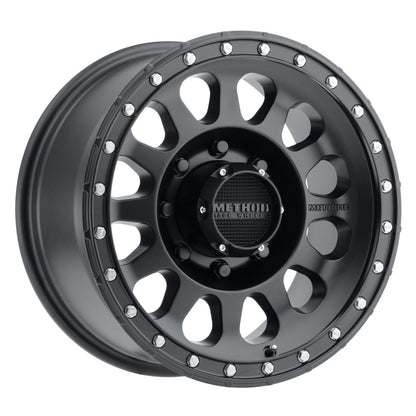 Method Wheels MR315 17-Inch Matte Black Wheel, 8.5-Inch Width, 0mm Offset, 8x170 Bolt Pattern