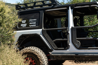 Body Armor 4x4 JL-6155 Rear Tube Doors for 2018-2025 Jeep Wrangler JL and Gladiator JT, Pair